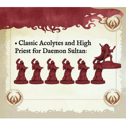 Cthulhu Wars:  Classic Acolytes & High Priest for Daemon Sultan