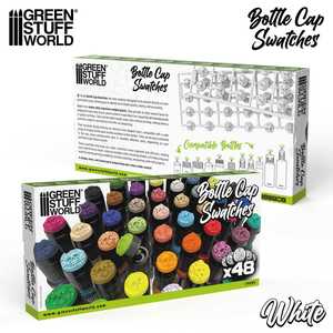 White Bottle Cap Swatches (48)