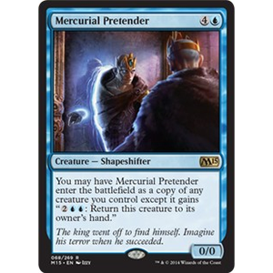 Magic löskort: Magic 2015: Mercurial Pretender (Foil)