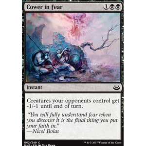 Magic löskort: Modern Masters 2017: Cower in Fear