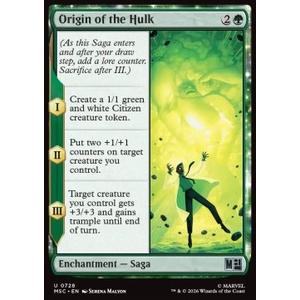 Magic löskort: Commander: Marvel Super Heroes: Origin of the Hulk