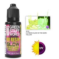 UV Resin: Glow in the Dark - Yellow (17ml)