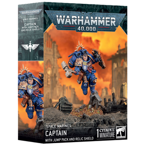 Space Marines Captain with Jump Pack and Relic Shield