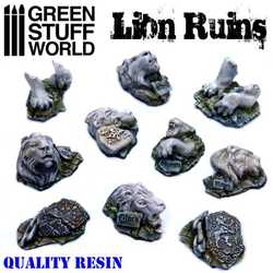 Resin Lion Ruins Pieces