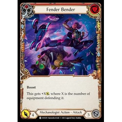 FaB Löskort: Bright Lights: Fender Bender (Red) (Rainbow Foil)