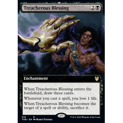Magic löskort: Theros: Beyond Death: Treacherous Blessing (alternative art)