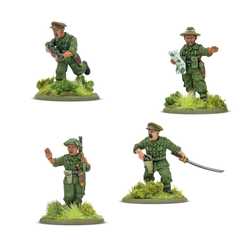 British Gurkha Platoon Commanders (resin) (4)