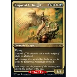 Magic löskort: Double Masters 2022: Empyrial Archangel (Etched Foil)
