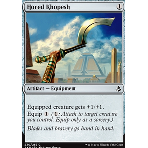 Magic löskort: Amonkhet: Honed Khopesh