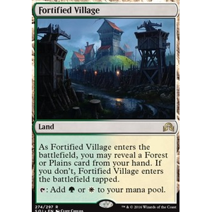 Magic löskort: Shadows over Innistrad: Fortified Village (Foil)