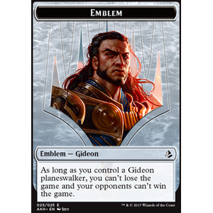 Magic löskort: Amonkhet: Emblem Gideon of the Trials