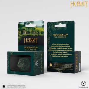 The Hobbit Jumbo D20 Spindown Die: Verdant (1)