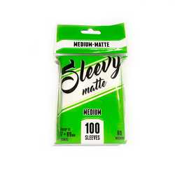 Card Sleeves Medium Matte Clear 57x89mm (100) (Sleevy)