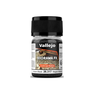 Vallejo Diorama FX: Vulcan black 0,1-2mm (35ml)