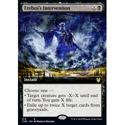 Magic löskort: Theros: Beyond Death: Erebos's Intervention (alternative art) (Foil)