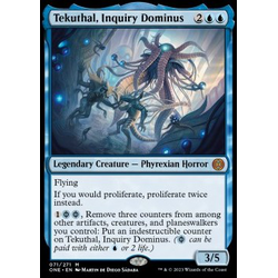 Magic löskort: Phyrexia: All Will Be One: Tekuthal, Inquiry Dominus