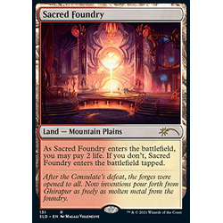 Magic löskort: Secret Lair Drop Series: Sacred Foundry