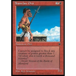 Magic löskort: Fallen Empires: Brassclaw Orcs v.1