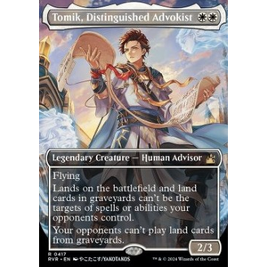 Magic löskort: Ravnica Remastered: Tomik, Distinguished Advokist (alternative art)