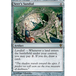 Magic löskort: Worldwake: Seer's Sundial