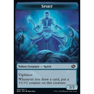 Magic löskort: The Brothers' War: Spirit Token (Blue 2/2)
