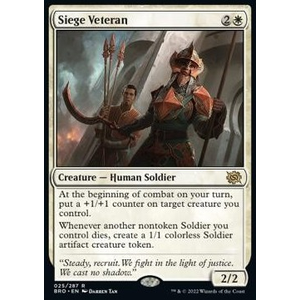 Magic löskort: The Brothers' War: Siege Veteran