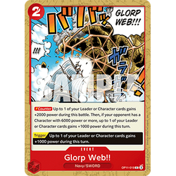One Piece Löskort: A Fist of Divine Speed: Glorp Web!!