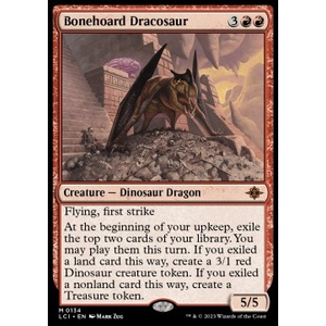 Magic löskort: The Lost Caverns of Ixalan: Bonehoard Dracosaur