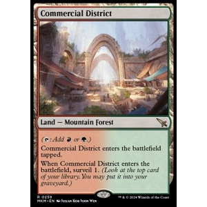 Magic löskort: Murders at Karlov Manor: Commercial District