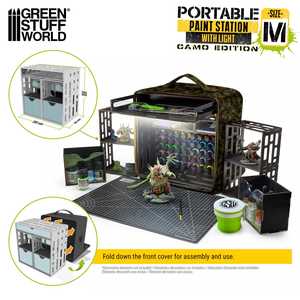 Miniature Portable Paint Station - Camouflage