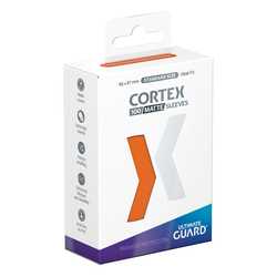 Card Sleeves Standard "Cortex" Matte Orange 66x91mm (100) (Ultimate Guard)