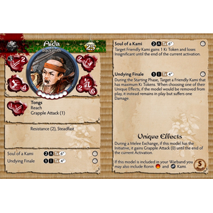 Minimoto clan: Aida & Kami of Enduring Embers (resin)