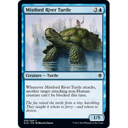 Magic löskort: Throne of Eldraine: Mistford River Turtle