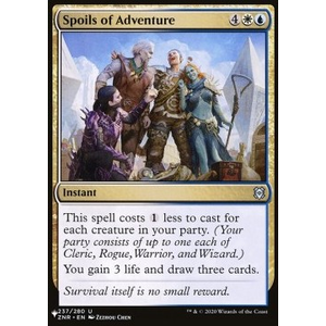Magic löskort: The List: Spoils of Adventure