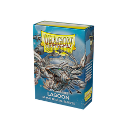 Card Sleeves Japanese Dual Matte Lagoon (60 in box) (Dragon Shield)