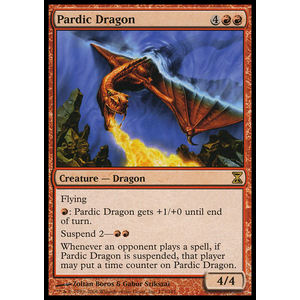 Magic löskort: Time Spiral: Pardic Dragon (Foil)
