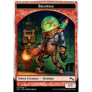 Magic löskort: Unstable: Brainiac Token (Foil)