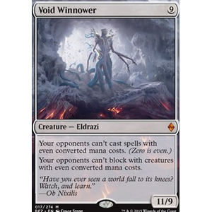Magic löskort: Battle for Zendikar: Void Winnower (Foil)