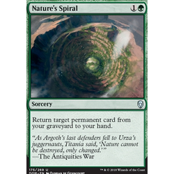 Magic löskort: Dominaria: Nature's Spiral (Foil)
