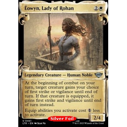 Magic löskort: The Lord of the Rings: Tales of Middle-earth: Éowyn, Lady of Rohan (alternative art) (Silver Foil)