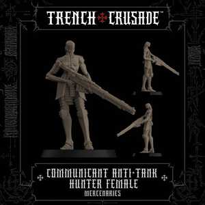 Trench Crusade: Mercenary - Communicant Tank Hunter (Female) (3D-resin) (1)