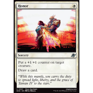 Magic löskort: Edge of Eternities: Honor