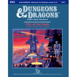 D&D: DA3, City of the Gods (1987)