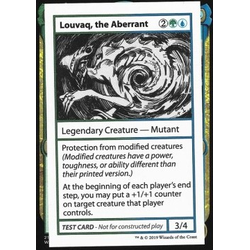 Magic löskort: Mystery Booster: Playtest Cards: Louvaq, the Aberrant
