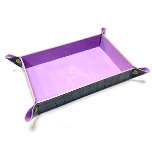 Alphaspel: Rectangular Dice Tray Dragonskin - Lavendel