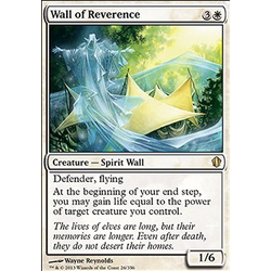 Magic löskort: Commander 2013: Wall of Reverence
