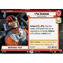 Star Wars: Unlimited Löskort: Jump to Lightspeed: Poe Dameron, I Can Fly Anything (Hyperspace)
