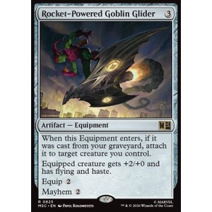 Magic löskort: Commander: Marvel Super Heroes: Rocket-Powered Goblin Glider