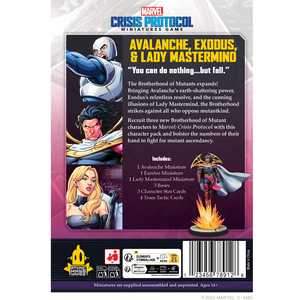 Marvel Crisis Protocol: Avalanche, Exodus & Lady Mastermind