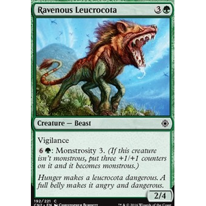 Magic löskort: Conspiracy: Take the Crown: Ravenous Leucrocota (Foil)